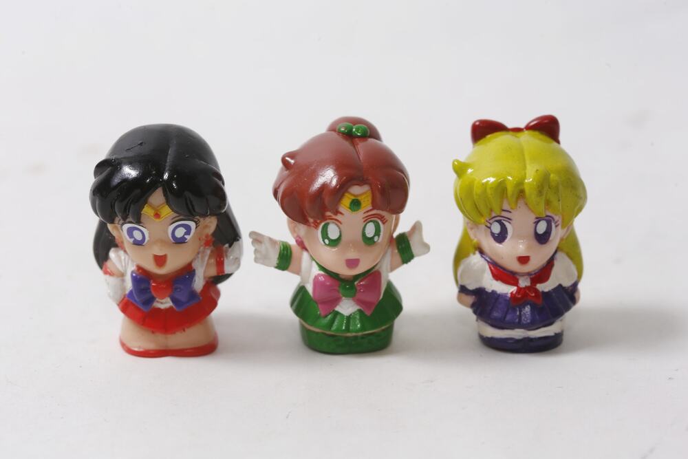 1990s Sailor Moon Mars Jupiter Japan Figure Lot ~ 260909-WH 1147